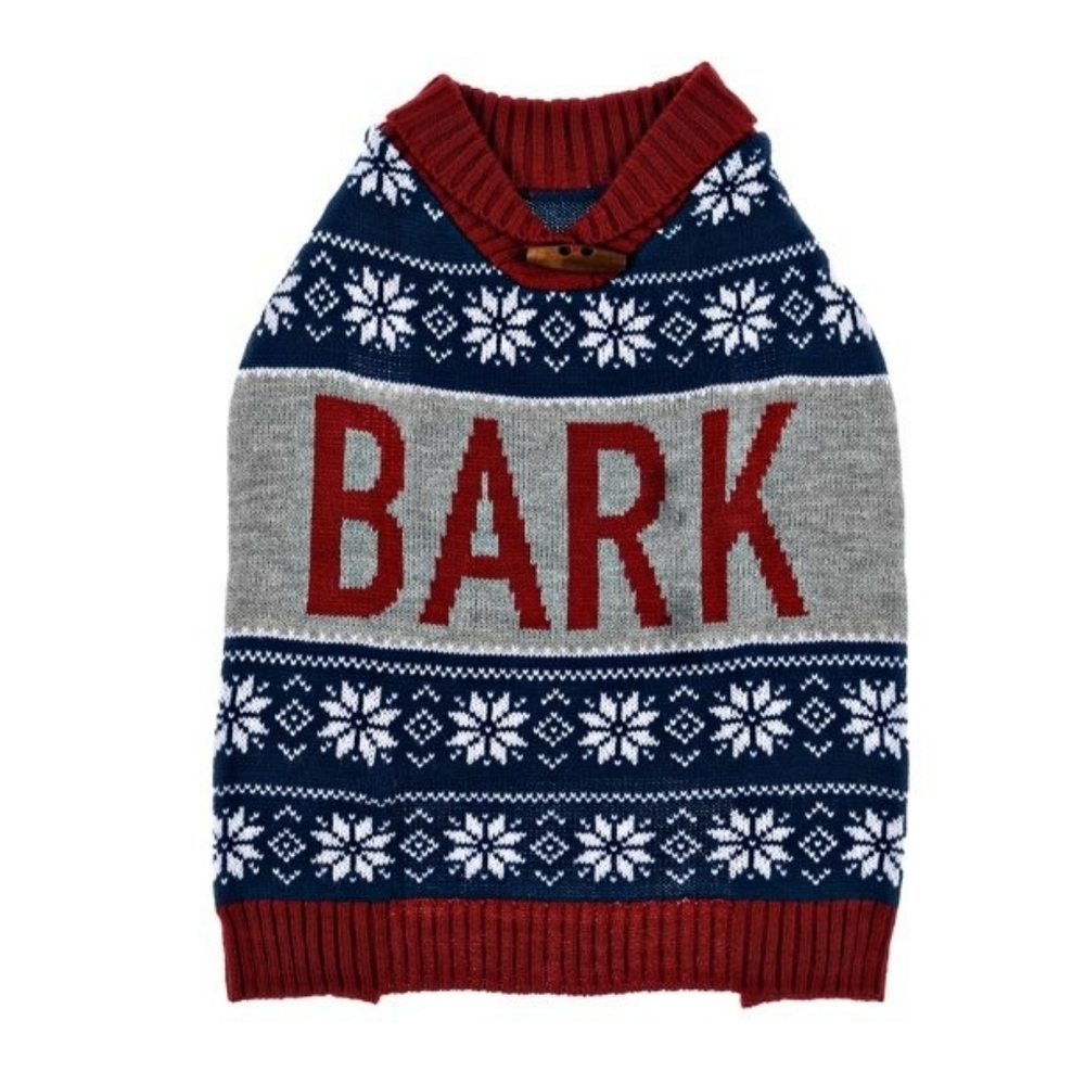 Bark Winter Dog Sweater X-Small